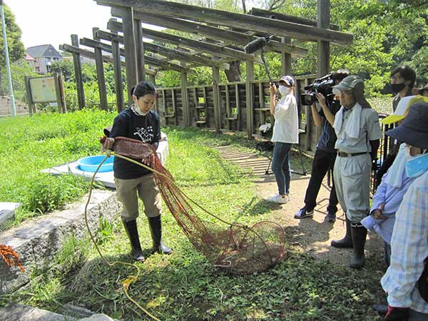 関西情報ネットtenの方が取材にきてくださった時の様子